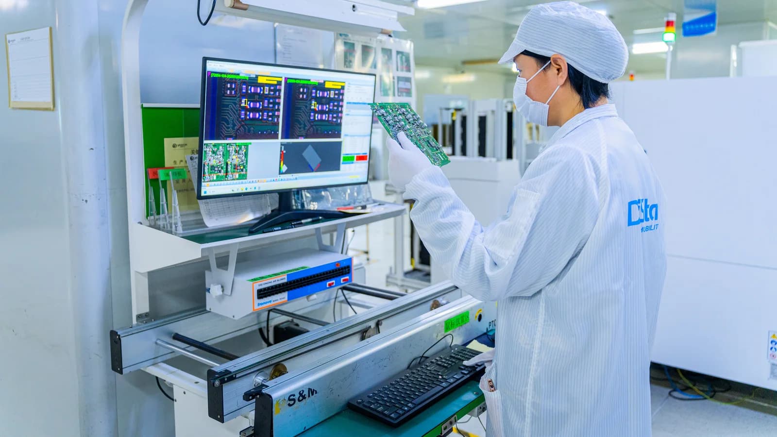 PCB inspection and quality review station