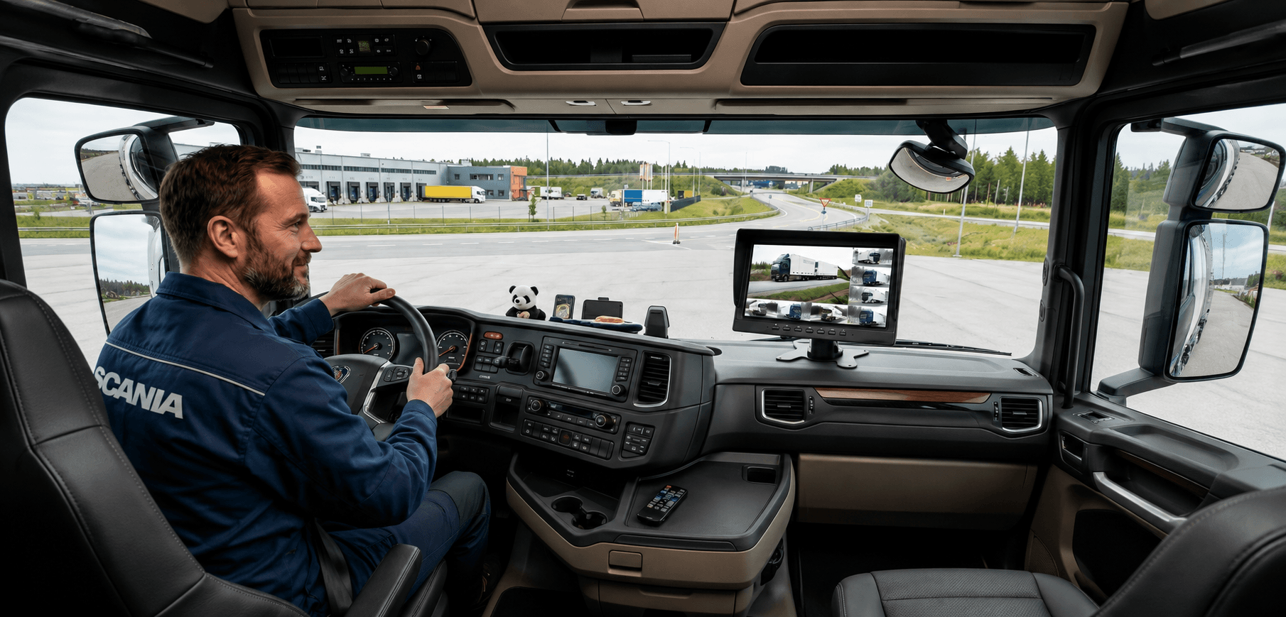 Multi-channel vehicle monitoring and blind spot visibility