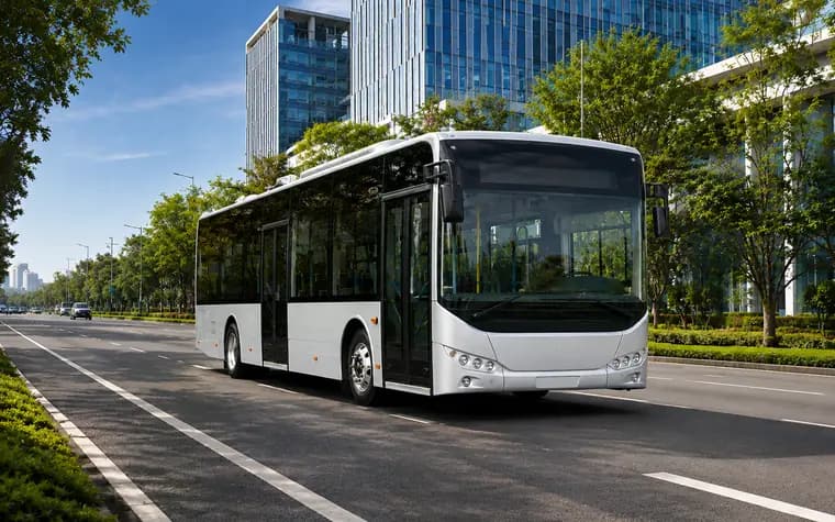 Passenger transit bus with connected safety and onboard display systems