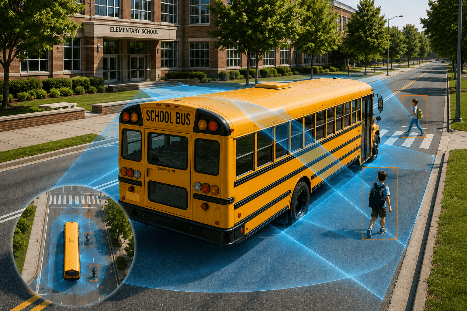 School Bus Student Area