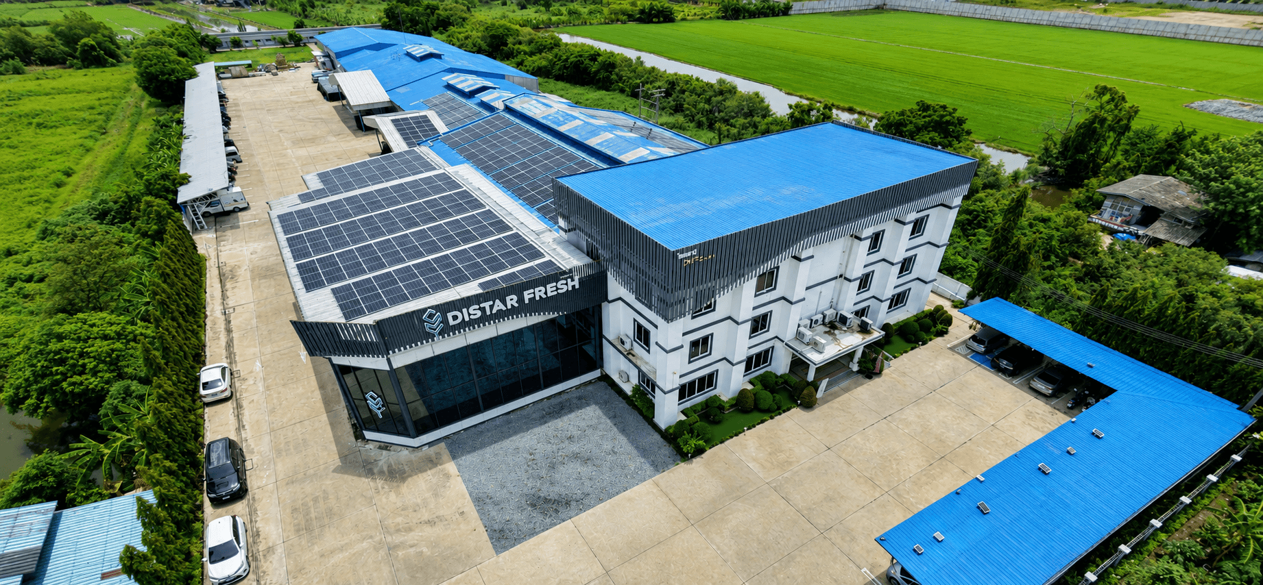 Aerial view of Distar Thailand manufacturing facility