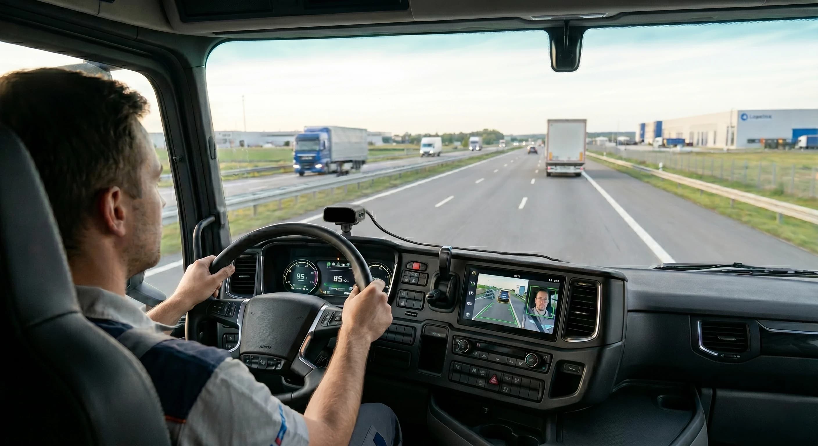 ADAS and DMS driver safety system diagram