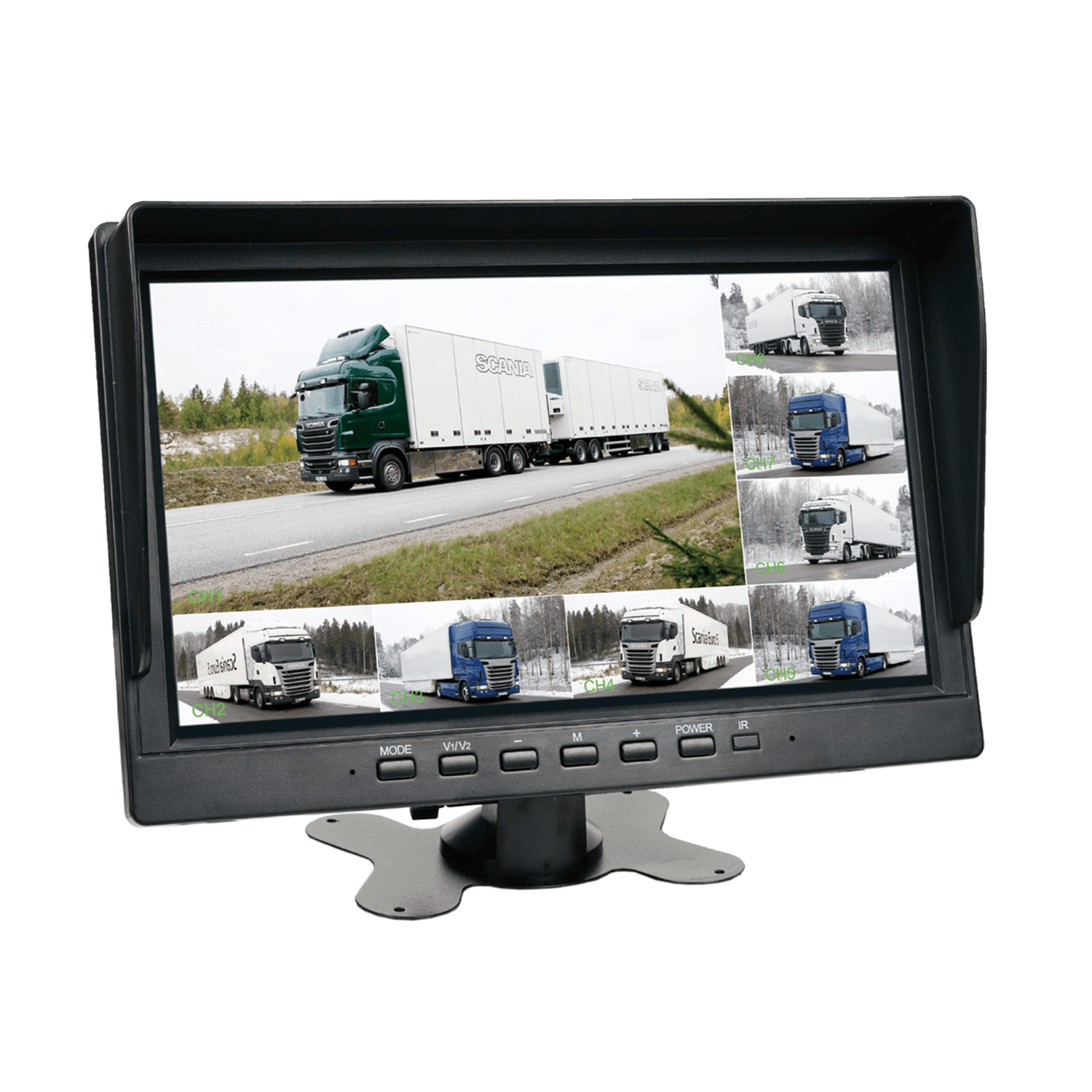 DST-M1008 10.1-inch Octa-Split Vehicle Safety Monitor product view 1