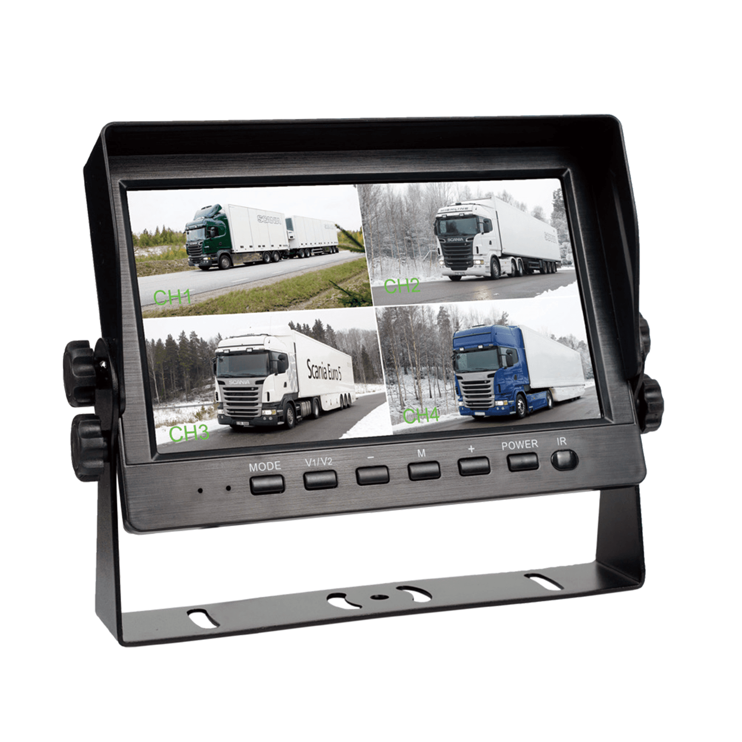 DST-M704A 7-inch Quad-Split Vehicle Safety Monitor product view 1