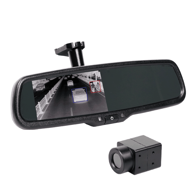 DST-TMR430AI 4.3-inch AI Thermal Rearview Mirror System product view 1