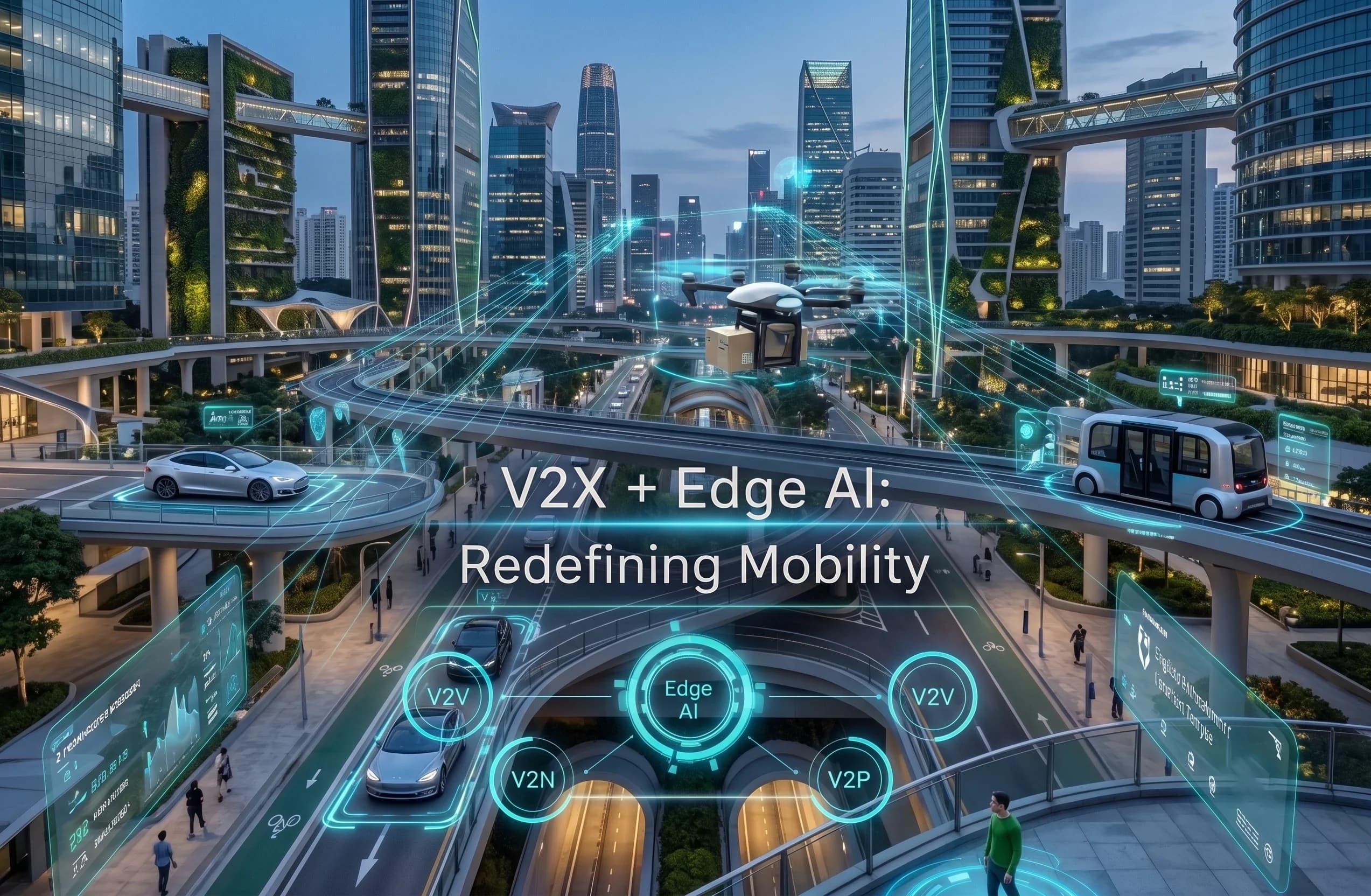 V2X edge AI mobility system concept