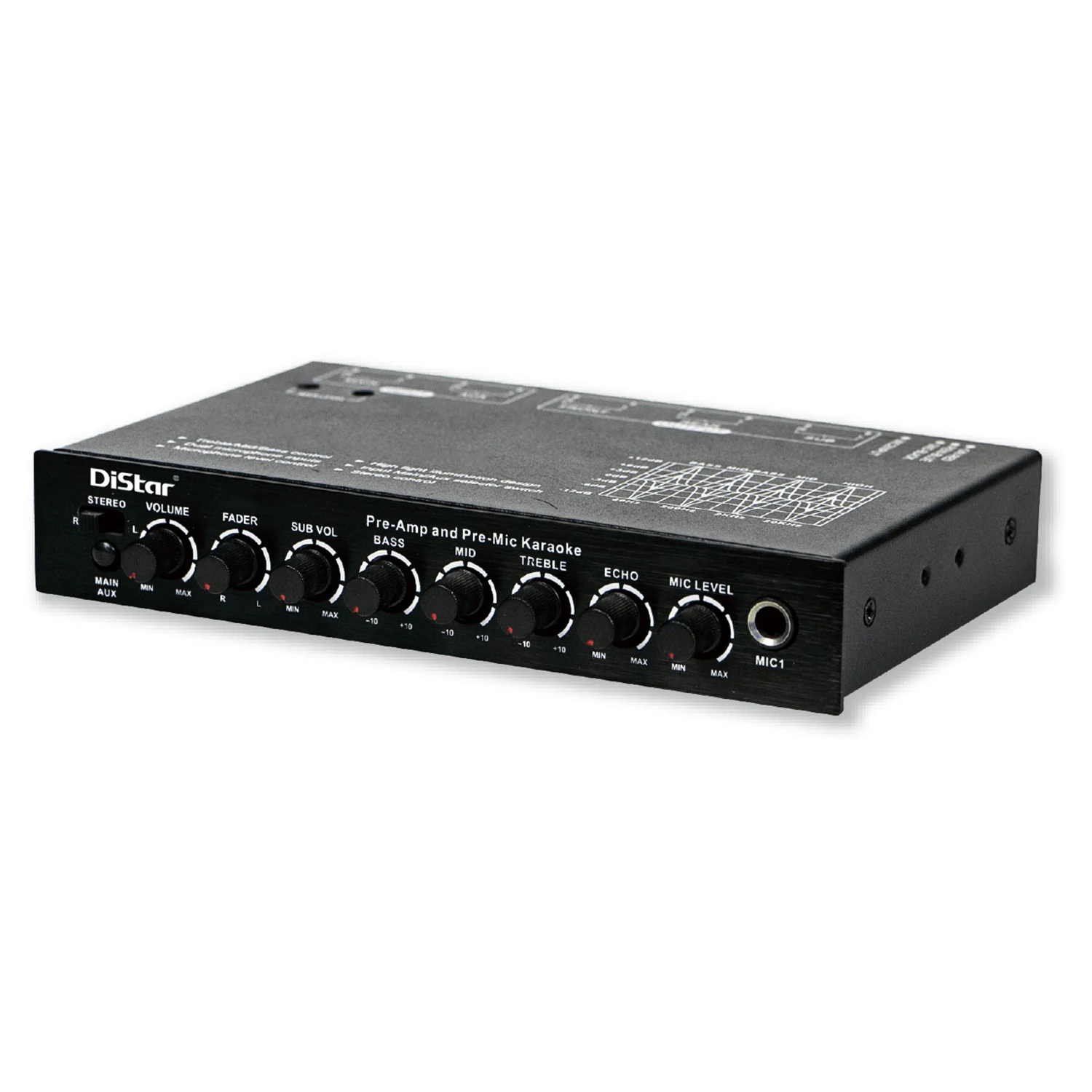 DST-125-24 audio mixer for bus