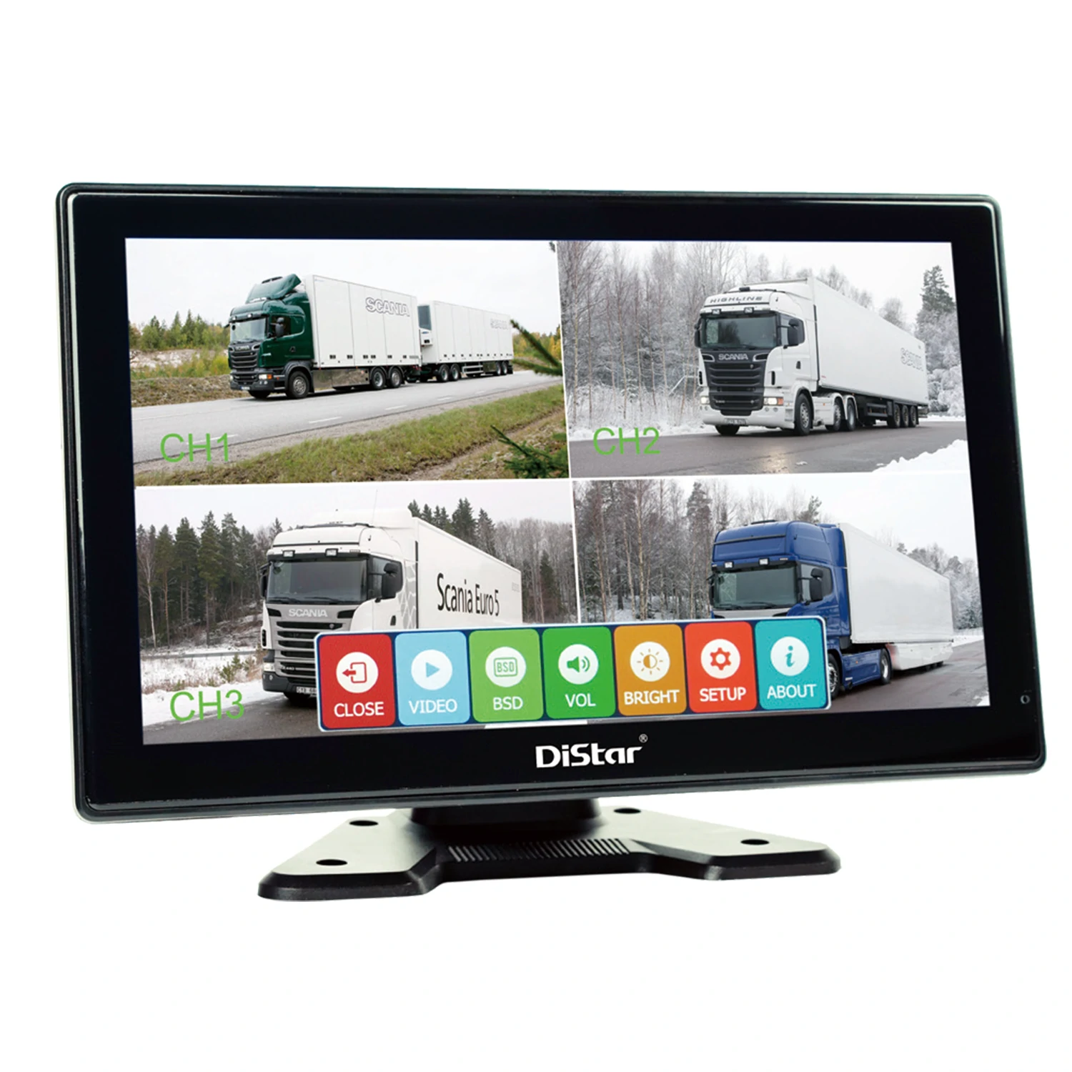 DST-C1004G 10.1-inch 4G quad-split cloud-connected vehicle monitor