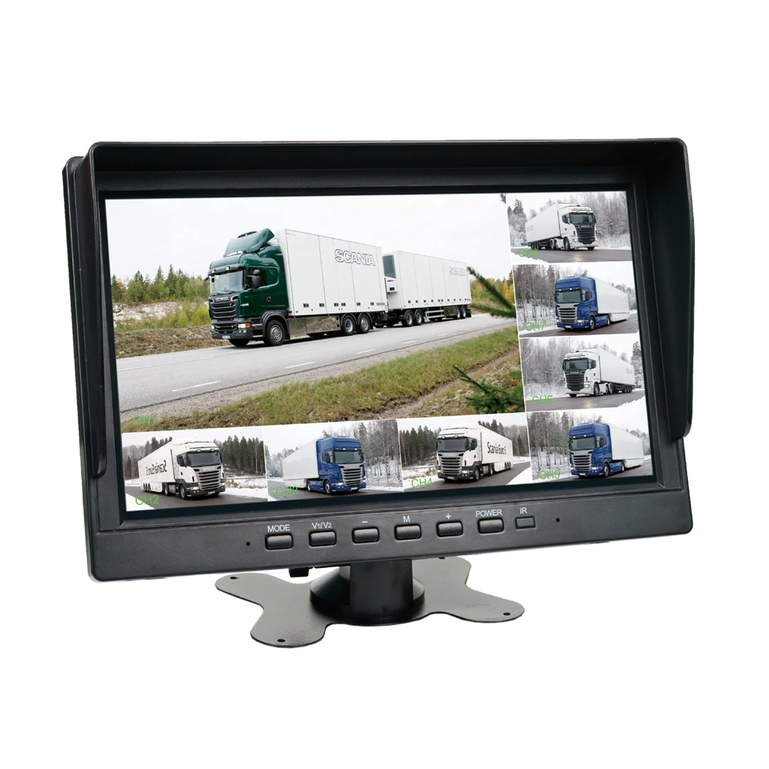DST-M1008 10.1-inch Octa-Split Vehicle Safety Monitor product view 1