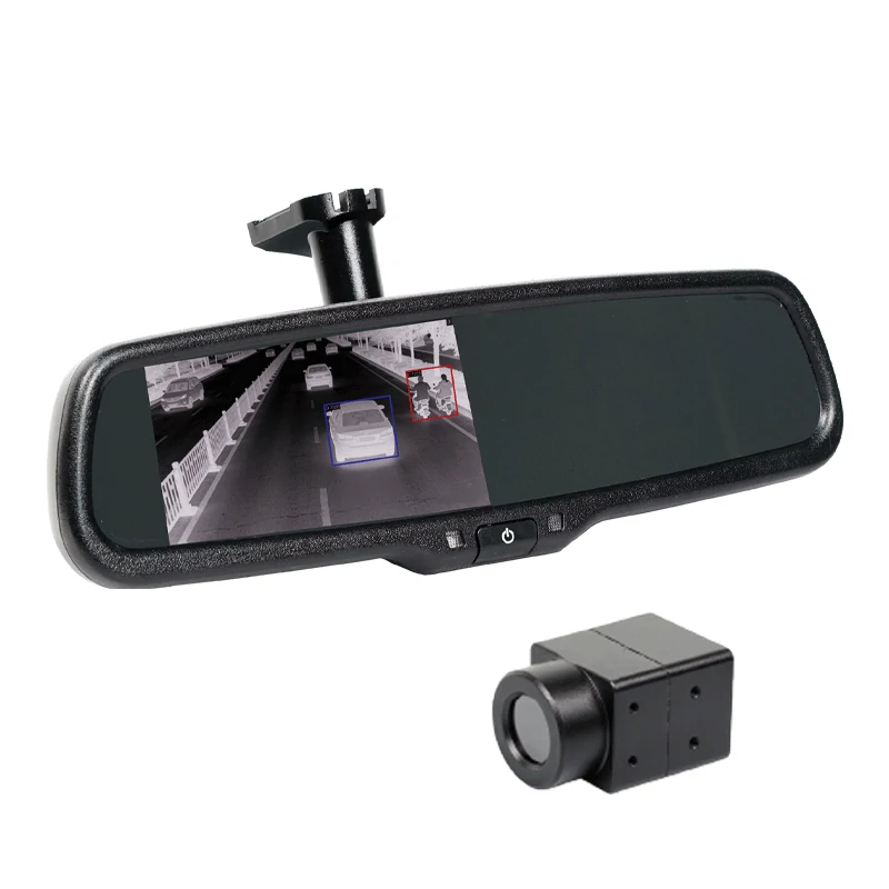 DST-TMR430AI 4.3-inch AI Thermal Rearview Mirror System product view 1